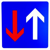 ORIGINAL Verkehrszeichen Nr 308 " Vorrang...