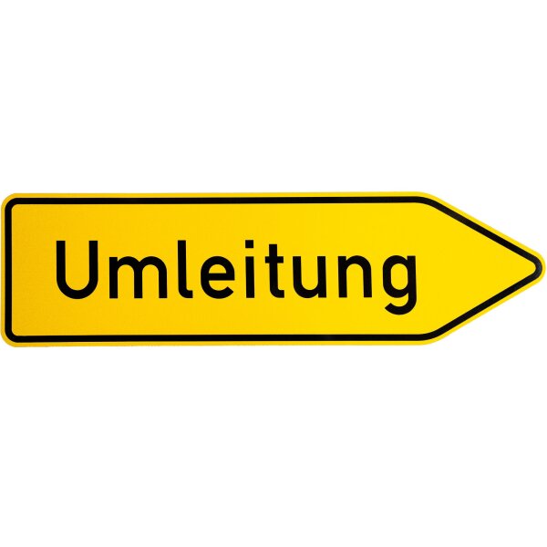 ORIGINAL Verkehrszeichen Nr 454 - 20 " Umleitungswegweiser rechtsweisend " RA1