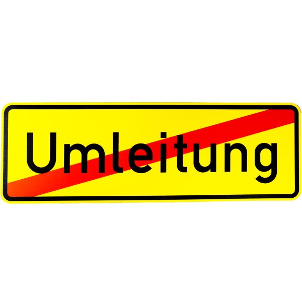 ORIGINAL Verkehrszeichen Nr 457 . 2 " Ende der Umleitung " RA1 Strassenschild