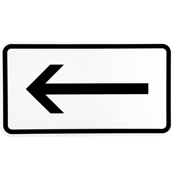 ORIGINAL Verkehrszeichen 1000-10 Richtung-sangabe links-weisend Strassen-schild