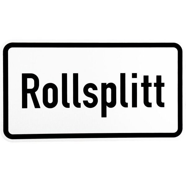 ORIGINAL Verkehrszeichen 1007-32 Rollsplitt Strassen-schild 1007 RA1 231 x 420