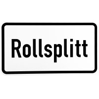 ORIGINAL Verkehrszeichen 1007-32 Rollsplitt...