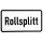 ORIGINAL Verkehrszeichen 1007-32 Rollsplitt Strassen-schild 1007 RA1 231 x 420