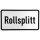 ORIGINAL Verkehrszeichen 1007-32 Rollsplitt Strassen-schild 330 x 600 RA1 1007