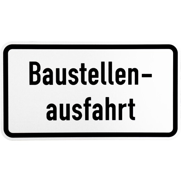 ORIGINAL Verkehrszeichen Nr 1007-33 Baustellen-ausfahrt Strassen-schild 1007 RA1