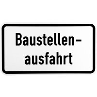 ORIGINAL Verkehrszeichen Nr 1007-33 Baustellen-ausfahrt Strassen-schild 1007 RA1