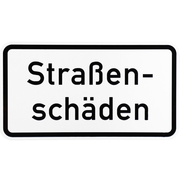 ORIGINAL Verkehrszeichen 1007-34 " Strassen-schäden " Strassen-schild  231x420