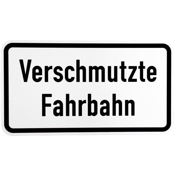 ORIGINAL Verkehrszeichen 1007-35 Verschmutzte Fahrbahn Strassenschild 1007 RA1