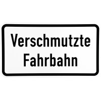 ORIGINAL Verkehrszeichen 1007-35 Verschmutzte Fahrbahn...
