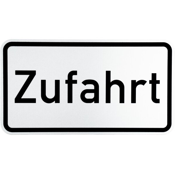 ORIGINAL Verkehrszeichen 1007-62 " Zufahrt " Strassen-schild 1012 RA1 231x420 mm