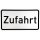 ORIGINAL Verkehrszeichen 1007-62 " Zufahrt " Strassen-schild 330 x 600 mm RA1
