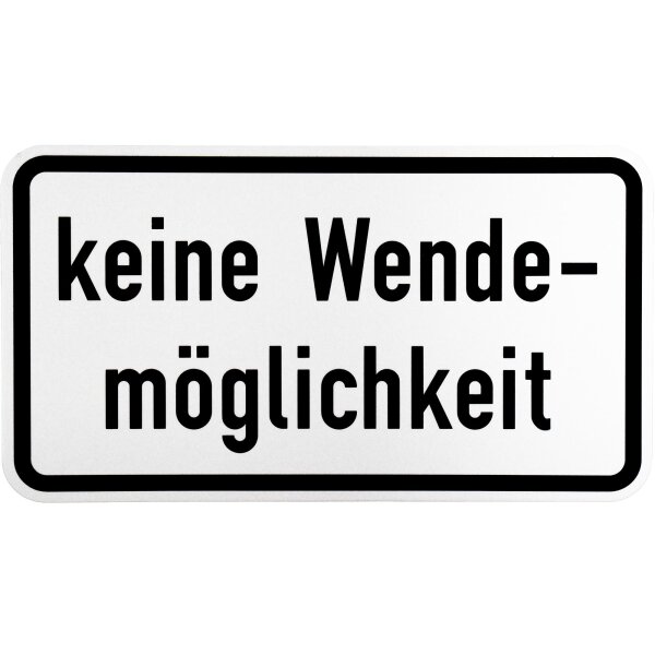 ORIGINAL Verkehrszeichen 1008-34 Keine Wendemöglichkeit Strassen-schild 1008 RA1