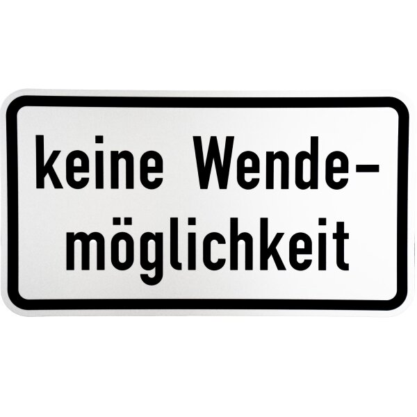 ORIGINAL Verkehrszeichen 1008-34 Keine Wendemöglichkeit Strassen-schild 330x600