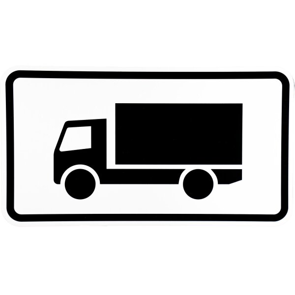 ORIGINAL Verkehrszeichen 1010-51 LKW Lastwagen 1010 Strassen-schild 330 x 600