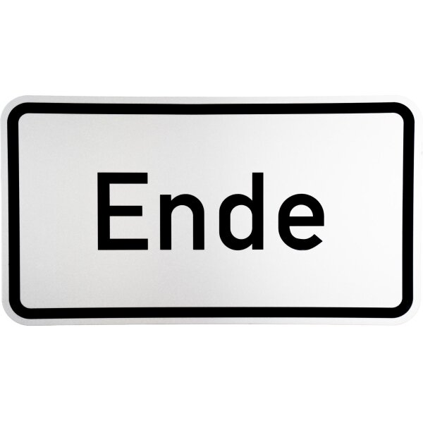 ORIGINAL Verkehrszeichen 1012-31 " Ende " Strassen-schild 1012 RA1 330 x 600 mm