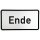 ORIGINAL Verkehrszeichen 1012-31 " Ende " Strassen-schild 1012 RA1 330 x 600 mm