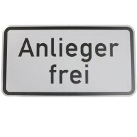 ORIGINAL Verkehrszeichen 1020-30 " Anlieger frei...
