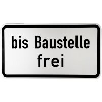 ORIGINAL Verkehrszeichen 1028-31 " bis Baustelle...
