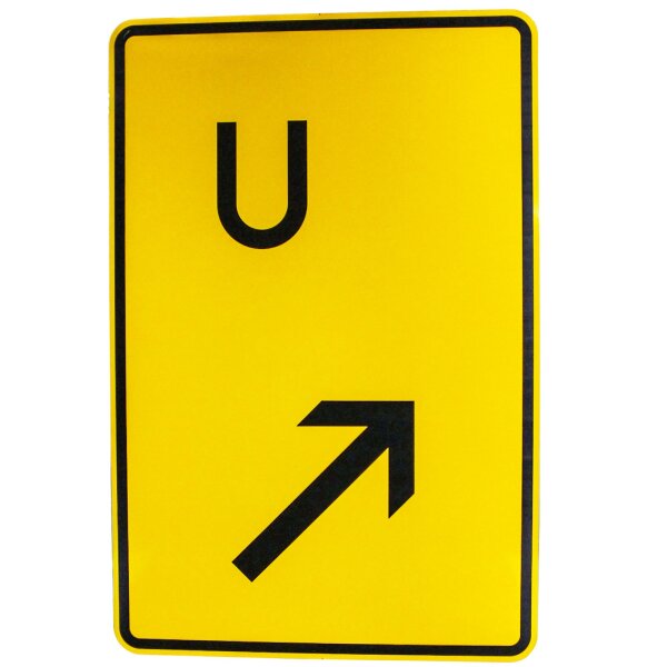 ORIGINAL Schild 455.1-22 Umleitung hier rechts einordnen Schilder Straßenschild