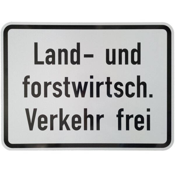 ORIGINAL Verkehrszeichen Nr.1026-38 Land- und forstwirtschaftlicher Verkehr frei