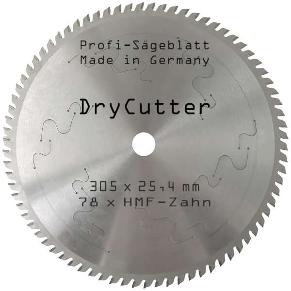 HM Sägeblatt Dry-Cutter 305 x 25,4 mm 78 Zähne FWW