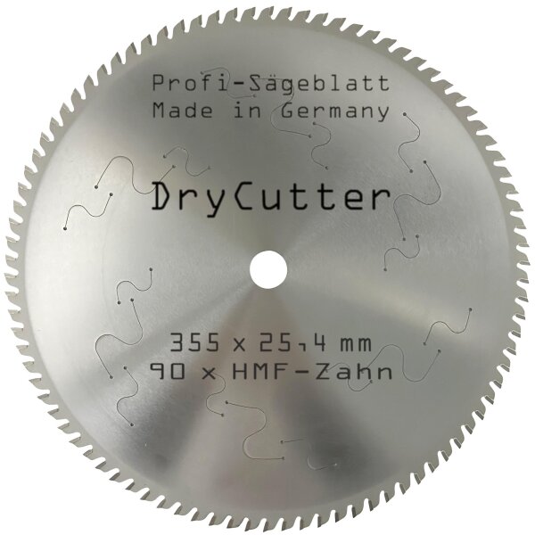 HM Dry-Cutter Sägeblatt 355 x 25,4 mm Zähne 90 FWW