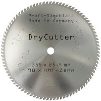HM Dry-Cutter Sägeblatt 355 x 25,4 mm Zähne 90 FWW