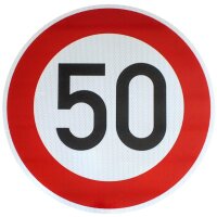 Orirginal Verkehrszeichen Nr. 274-50 " 50km/h "...