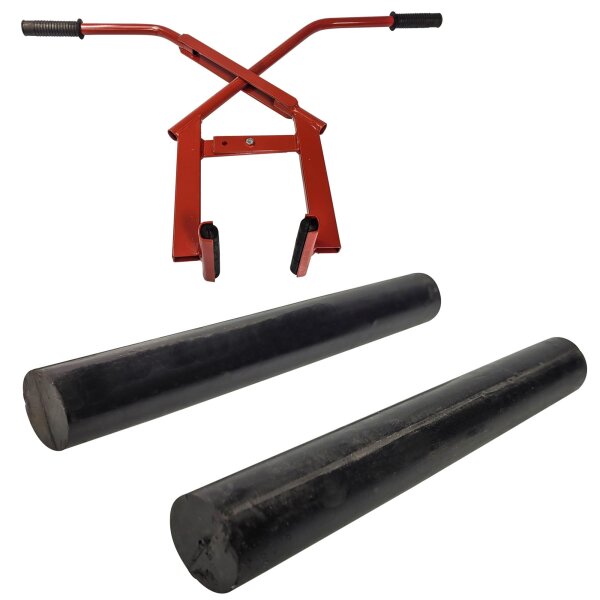 2 Stück Ersatzgummi für Bordsteinträger