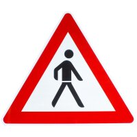 ORIGINAL Verkehrsschild 133-20 Fußgänger Links...