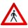 ORIGINAL Verkehrsschild 133-20 Fußgänger Links 900 mm RA2 Strassenschild Schild