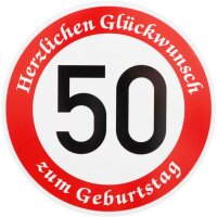 Verkehrszeichen Ende 40 km/h und Beginn 50 km/h mit...