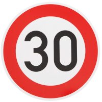 Verkehrszeichen Ende 20 km/h und Beginn 30 km/h nach StVO...