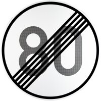 Verkehrszeichen Ende 80 km/h und Beginn 90 km/h nach StVO zum Geburtstag !