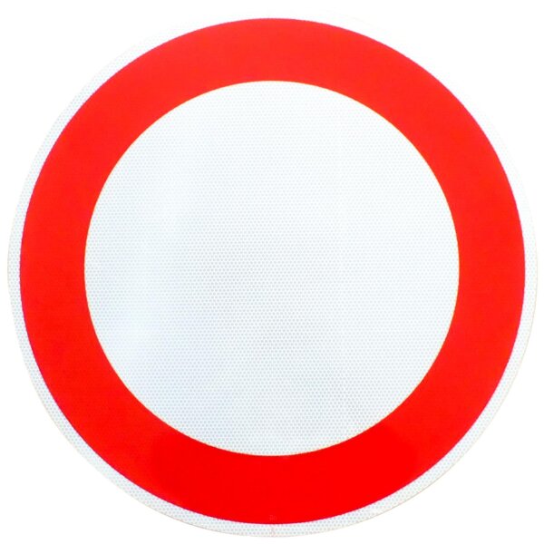 Original Verkehrszeichen Nr. 250 Verbot für Fahrzeuge aller Art 600mm Schild RA2