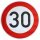 ORIGINAL Verkehrsschild Nr. 274-30 30km/h 600 mm Ø Straßenschild Schilder RA2