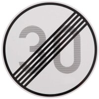 2 x originale Verkehrszeichen Ende 30 30 km/h nach StVO !