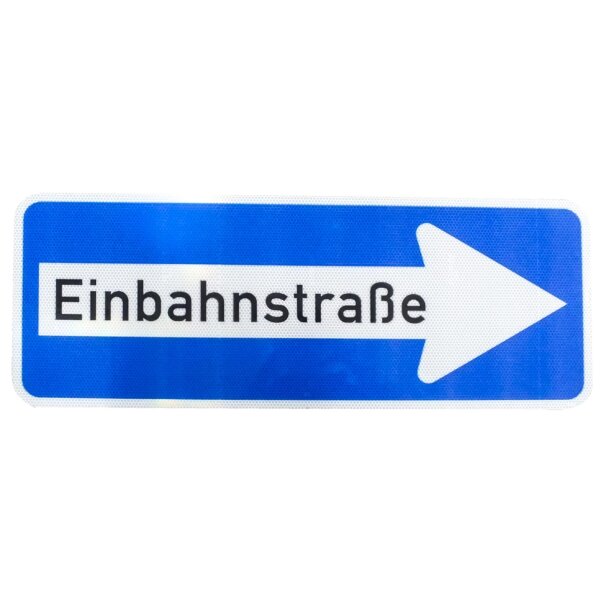 ORIGINAL Verkehrsschild 220-20 Einbahnstraße rechtsweisend Schild Schilder RA2
