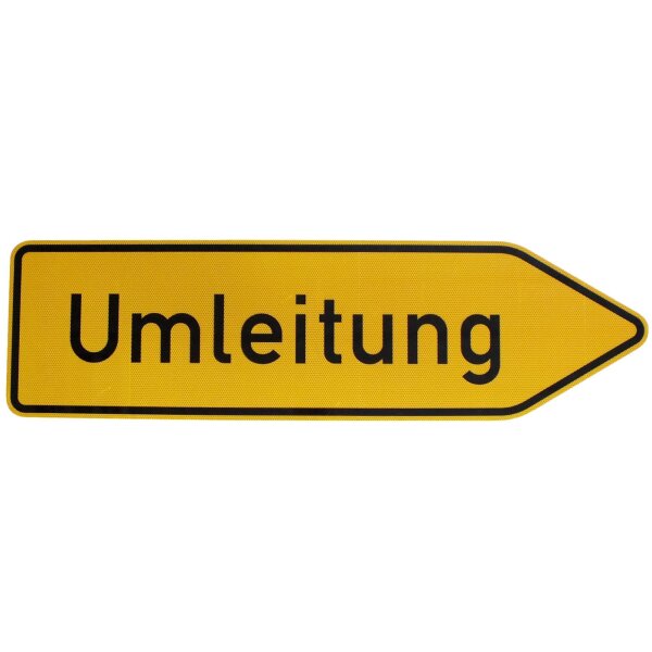 ORIGINAL Verkehrsschild Nr 454 - 20 " Umleitungswegweiser rechtsweisend " RA2