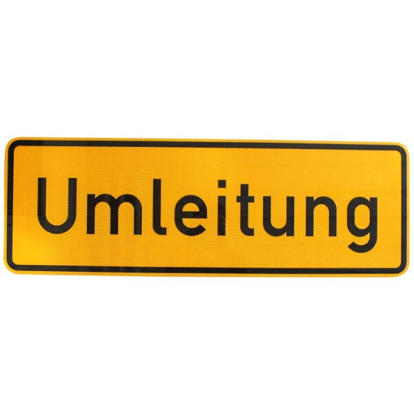 ORIGINAL Verkehrsschild 457.1 Umleitung Ankündigung Strassenschild Schild RA2