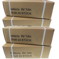 96 x Blockbatterie 6V/7Ah 4R25
