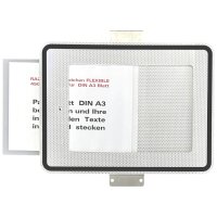 Wechsel-Zusatzzeichen 450 x 600 mm RA2 mit integrierten Haltelaschen