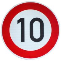 Original Verkehrszeichen Nr. 274-10 10 km/h...
