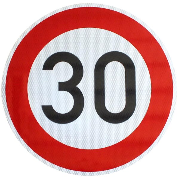 ORIGINAL Verkehrsschild Nr. 274-30 30km/h Straßenschild Schilder RA2
