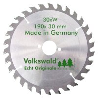 Volkswald® HM-Sägeblatt W 190x30mm Z= 30