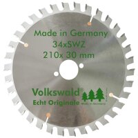 Volkswald® HM-Sägeblatt SWZ 210x30mm Z= 34