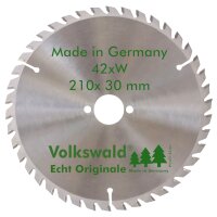 Volkswald® HM-Sägeblatt W 210x30mm Z= 42