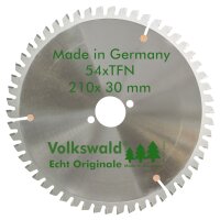 Volkswald® HM-Sägeblatt TFN 210x30mm Z= 54