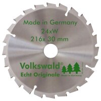 Volkswald® HM-Sägeblatt W 216x30mm Z= 24