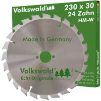 Volkswald® HM-Sägeblatt W 230x30mm Z=24